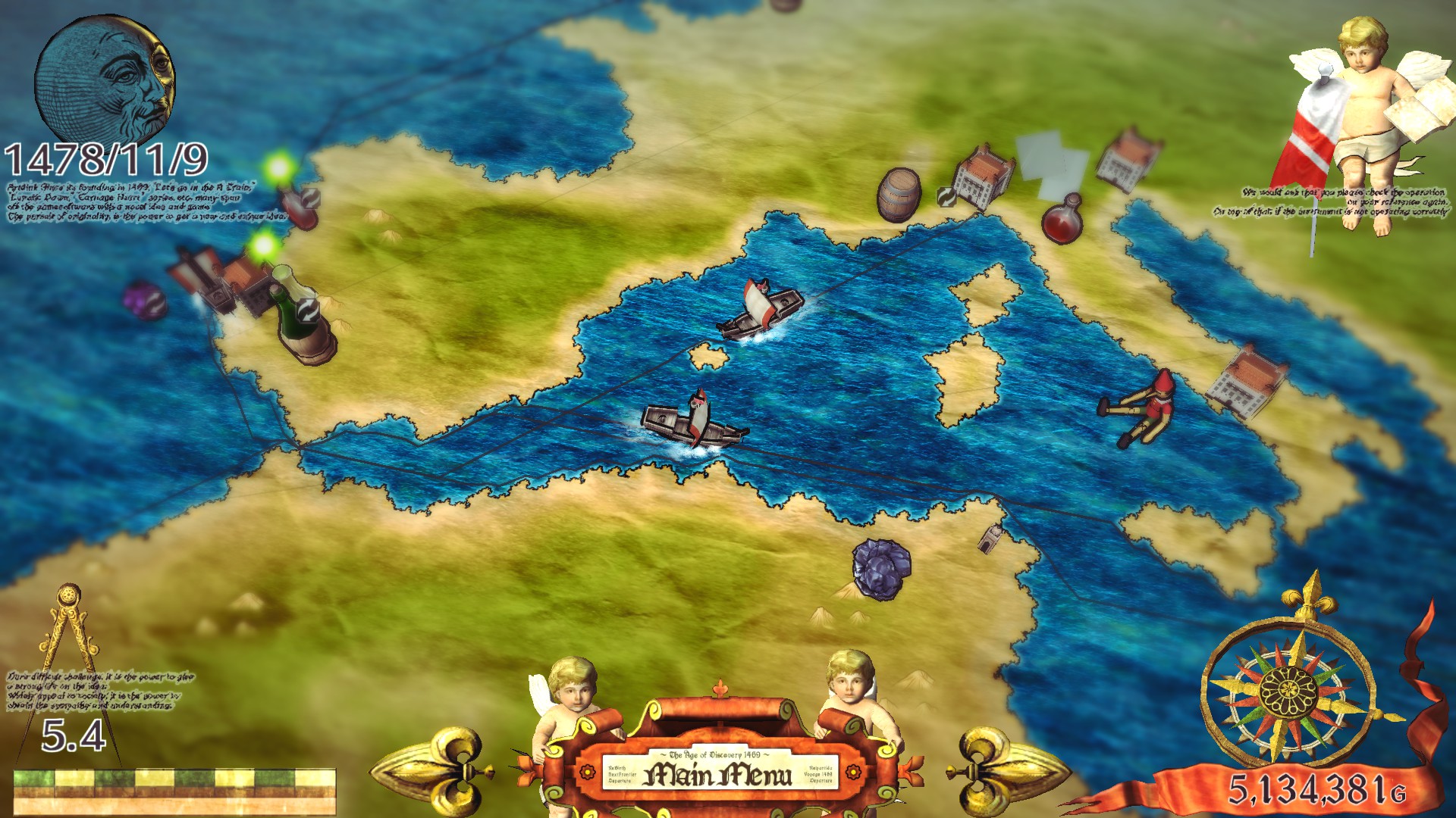 Cartography Simulation, Neo Atlas 1469 is Now Available on Steam(PC)