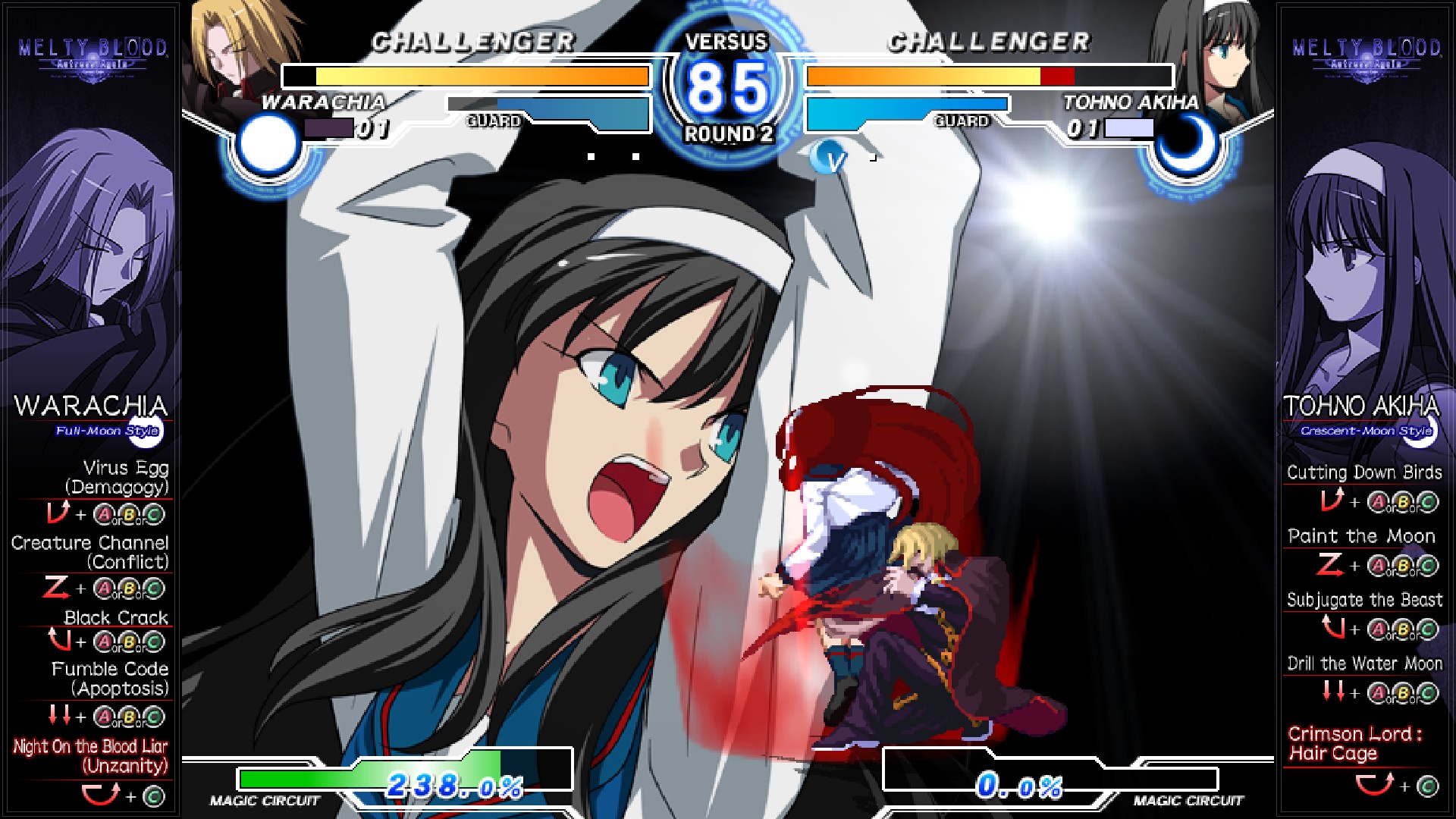 Melty Blood Actress Again Current Code Available Today on Steam
