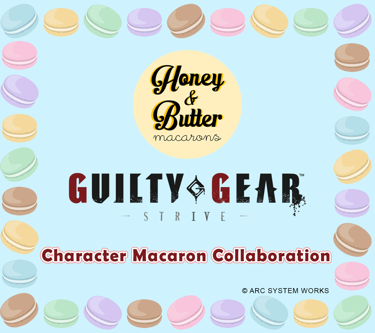 Honey & Butter Guilty Gear -Strive- Character Macarons