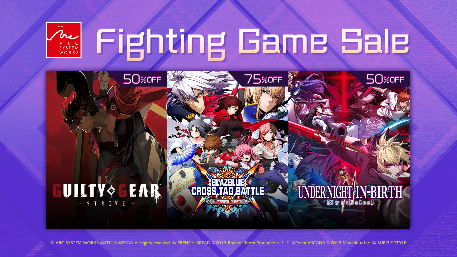 Arc System Works Steam Fighting Game Sale Happening Now!