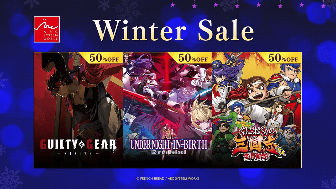 Arc System Works Winter Sale 2024 is here!