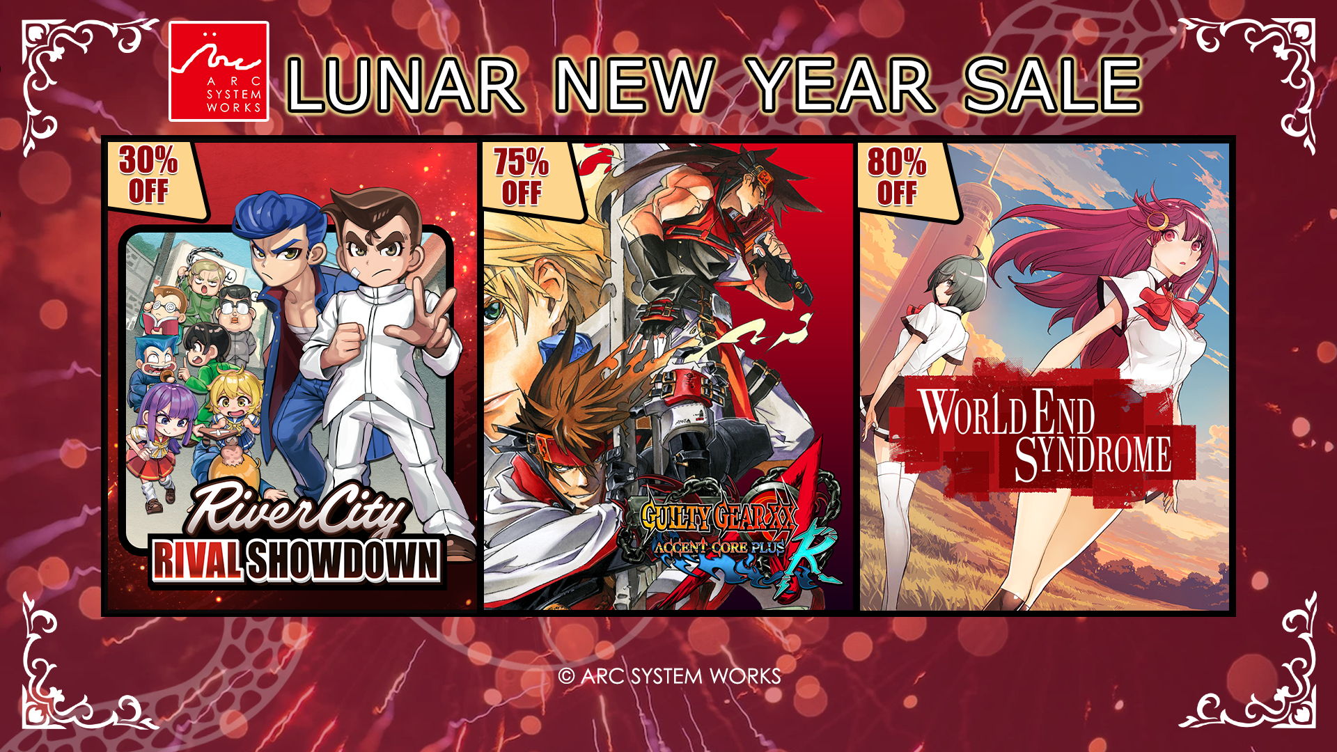 Arc System Works Lunar New Year Sale 2025 is here!